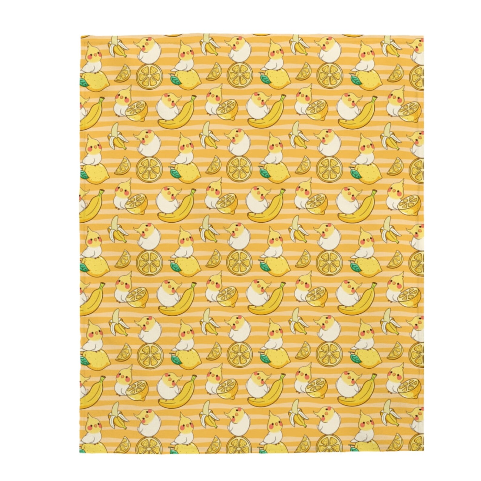Fruity Cockatiels Blanket Parrot Bedding Bird Blanket Etsy