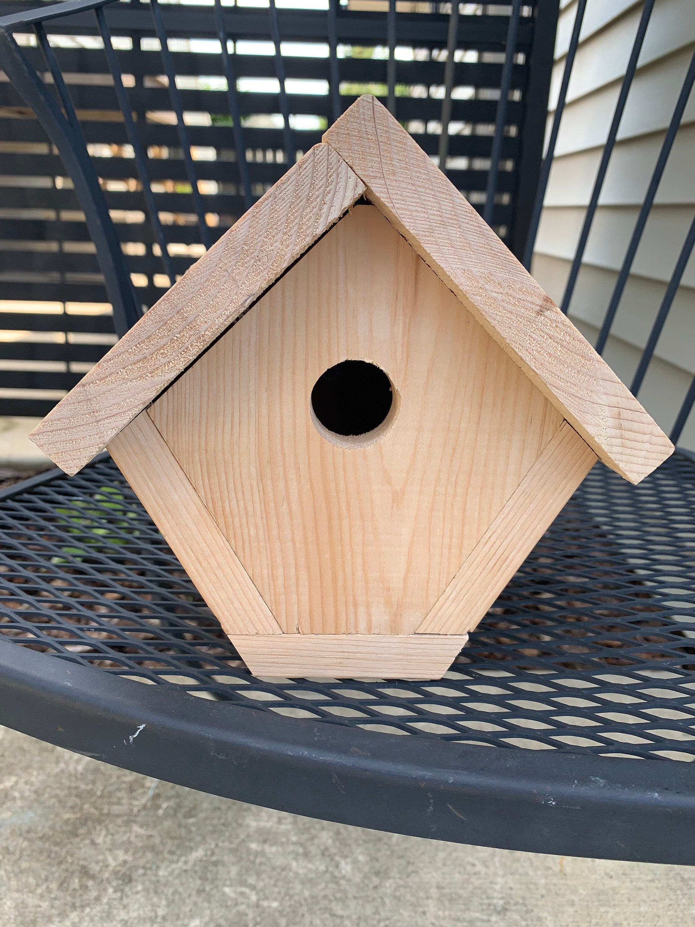 Cedar Bird House Hand crafted Etsy