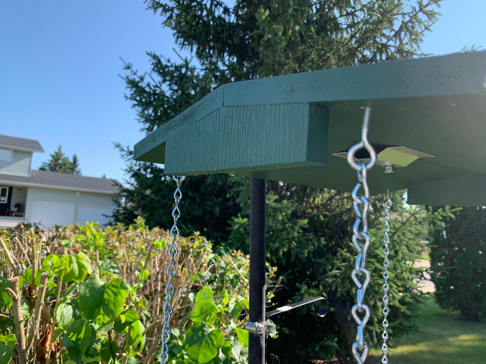 Bird feeder tray style with roof . Etsy