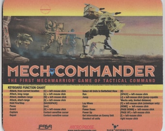 MechCommander - Microprose promo mousepad