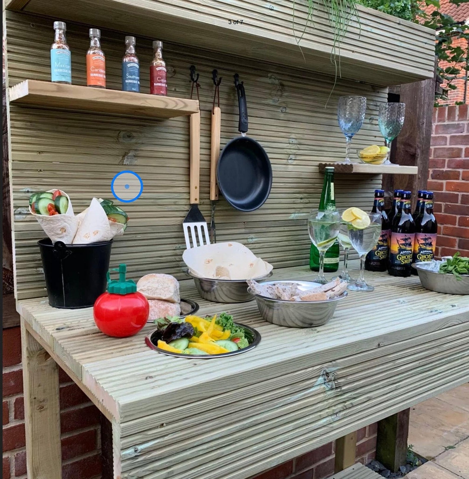 Outdoor BBQ bar/ BBQ kitchen/ BBQ station/ pizza kitchen/ Etsy