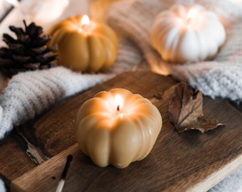 Pumpkin Candle / Soy Candle / Autumn Decor / Halloween Decor / Fall Decor / Pumpkin Spice / Autumn Candle / pumpkin candle