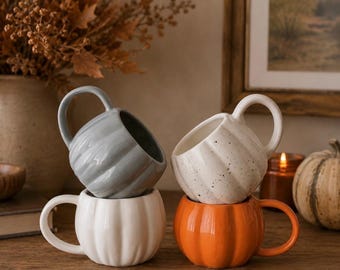 Pumpkin Mug / Cosy Season / Autumn Decor / Seasonal Decorations / Autumn Mug / Halloween Mug