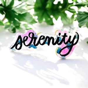 Serenity Faith Art vinyl belettering waterfles dagboek sticker