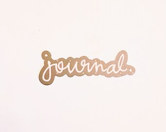 Journal Waterproof Vinyl Waterbottle Sticker