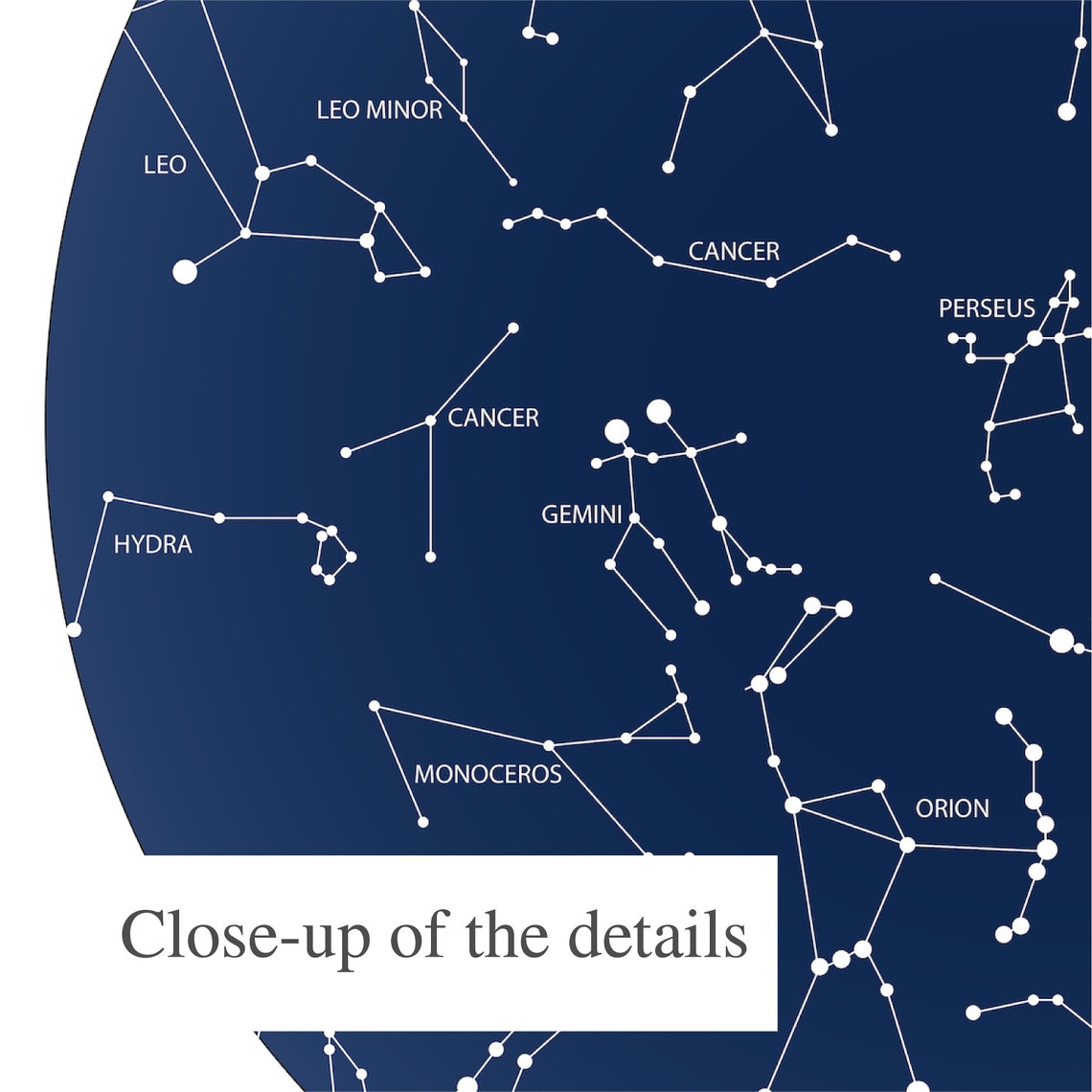 Summer Constellations Northern Hemisphere Star Chart