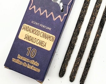 Sandalwood Cinnamon Incense - Premium Incense Sticks - Fragrant Herbal Incenses