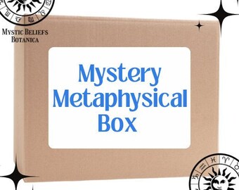 Mystery Box - Metaphysical and Crystal Items - Crystal Candles - Jewelry - Aromatherapy - Crystals - Incense - Curios - Crystal Gift