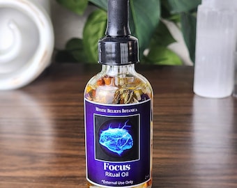 Focus Oil - Remova distrações e aumente a produtividade - Óleo de coco fracionado orgânico