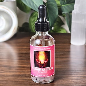Manifestation Oil - Align Your Energy and Your Desires - Organic Fractionated Coconut Oil