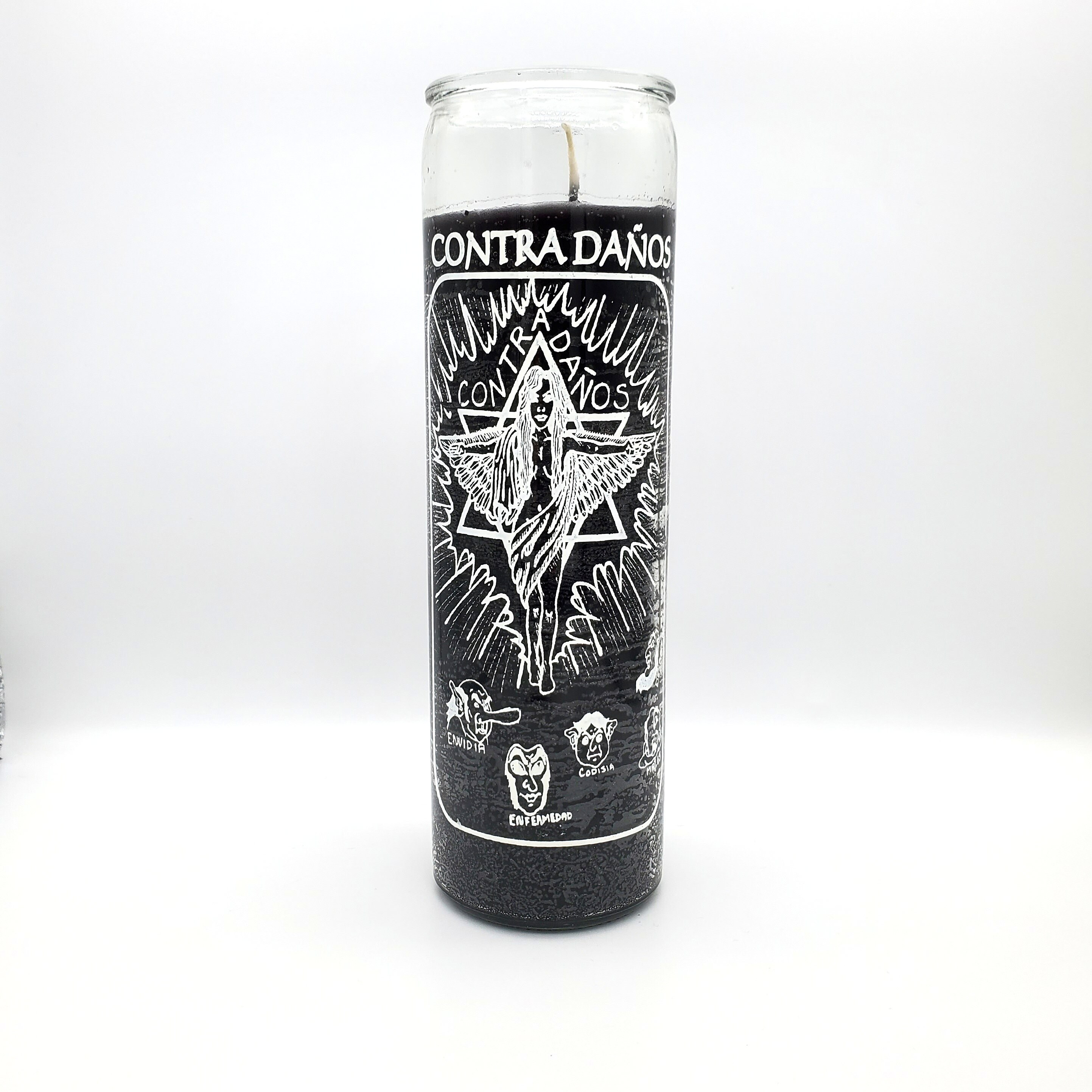Protection Candles Fixed 7 Day Prayer Candles Hex Etsy