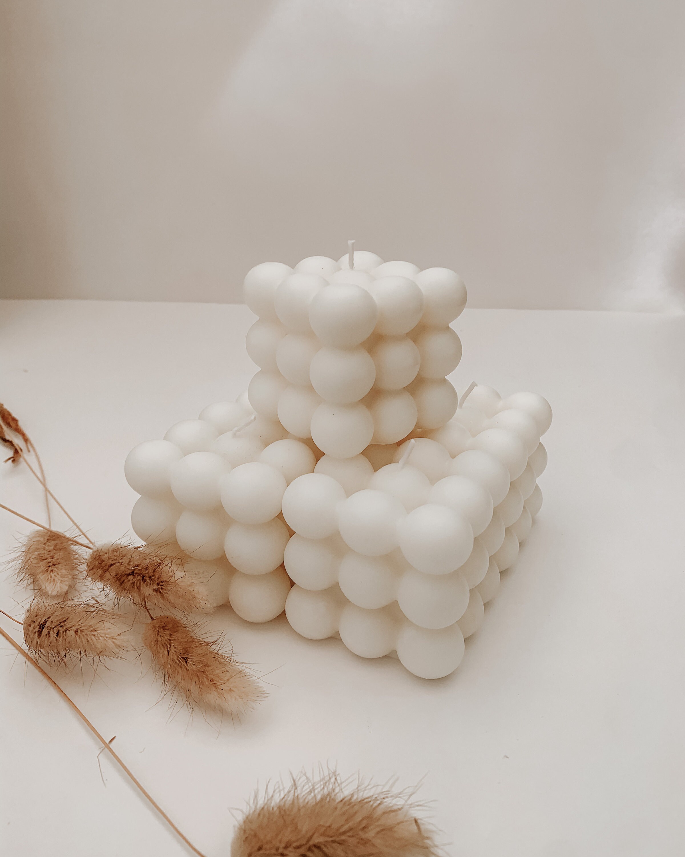 Bubble Cube Candle Cube Candle Home Decor Candle Etsy UK