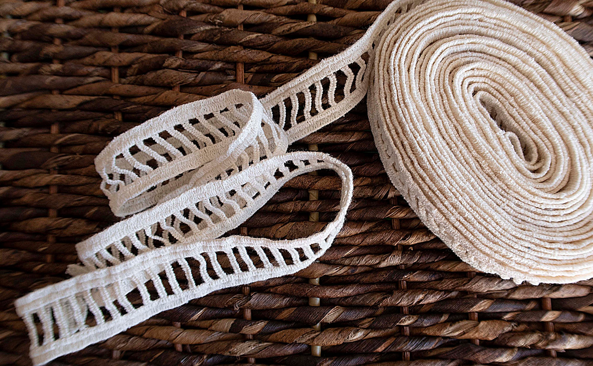 Natural Cotton Ladder 1 Lace Etsy