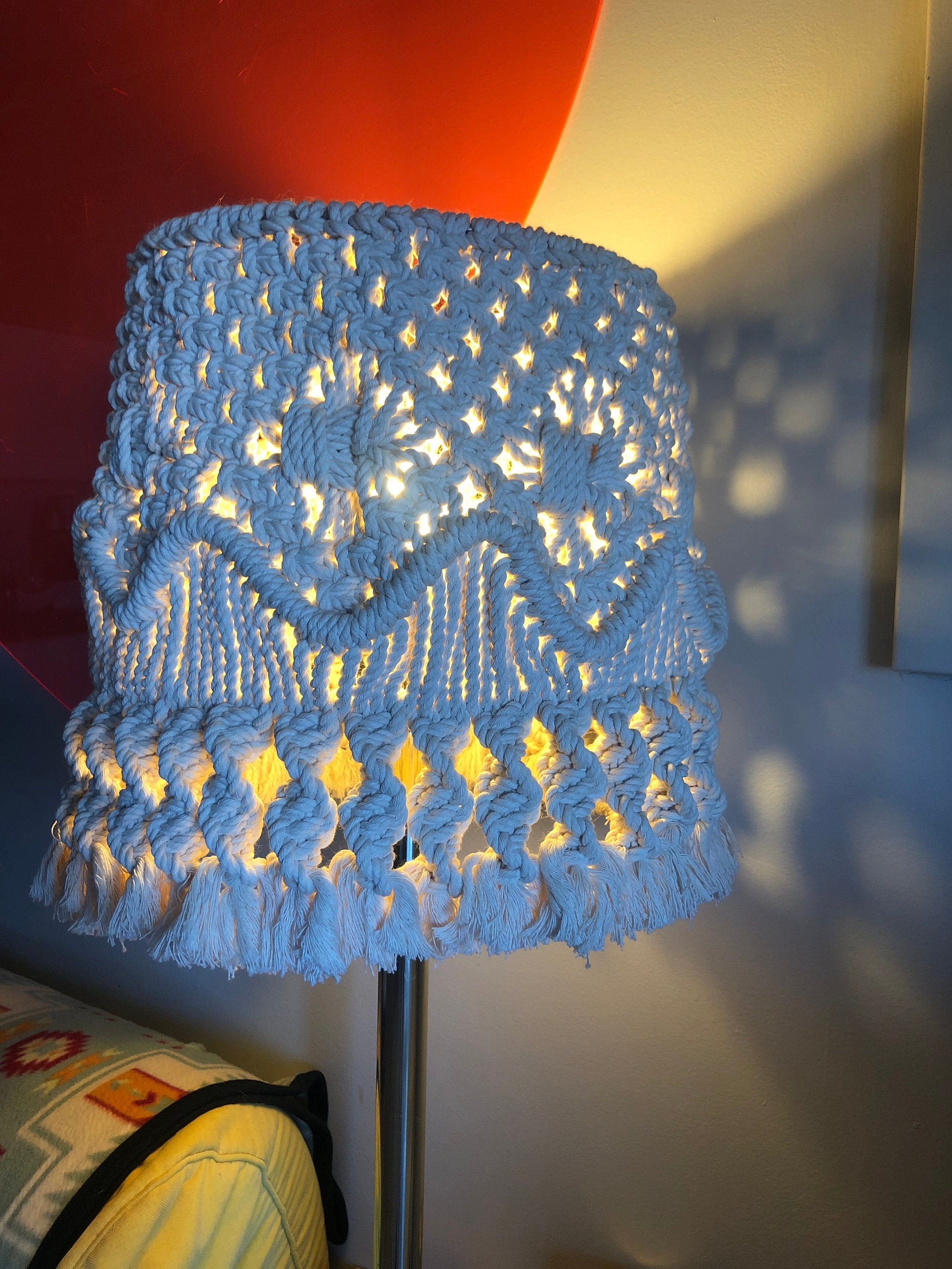 Macrame Lampshade Etsy