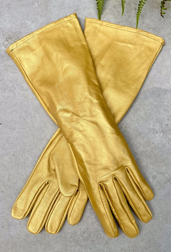Superheld Armstulpen Echtleder Handschuhe/GOLD - Etsy.de