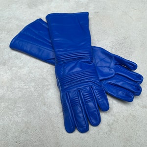 Bat gloves for cosplay - Michael Keaton Returns 1992 gloves BLUE