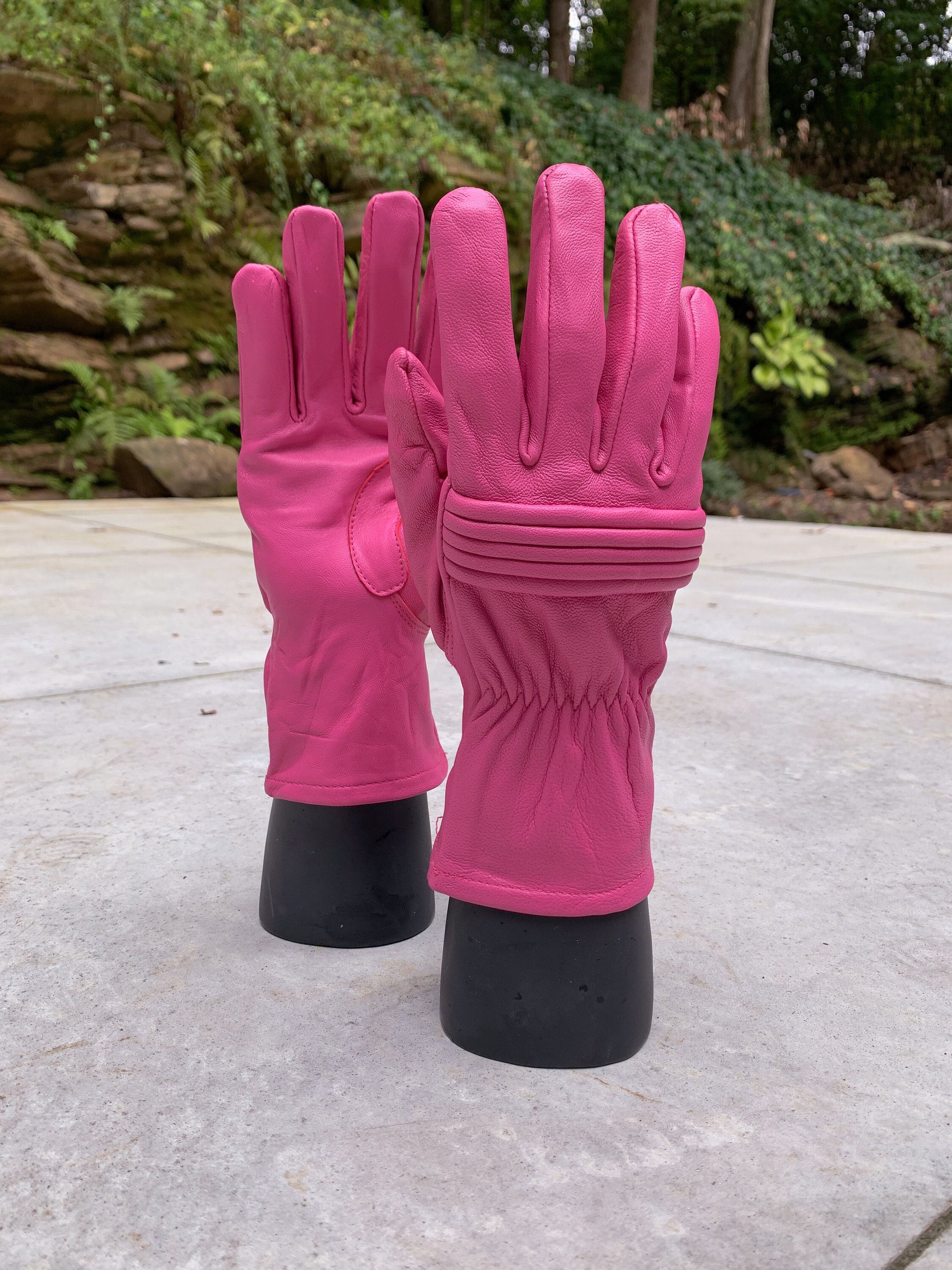 1 Paire Gants De Jardin Longs En Peau De Vache Adaptés Aux - Temu