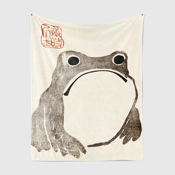 Frog throw blanket hotsell
