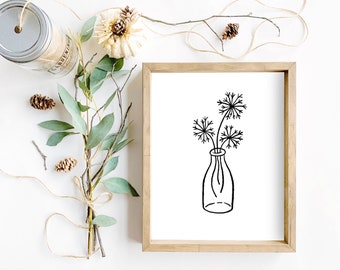 Dandelion Print GLOSSY