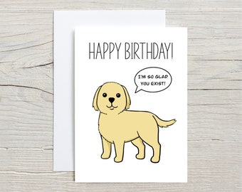 Dog Birthday Card eco-friendly