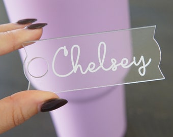 Stanley Name Plate, Stanley Cup Accessories, Stanley Name Plate 40 Oz, Personalized Name Tag For Tumblers, Christmas Gift, Gifts For Her