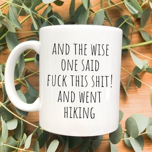 Hiking Gifts For Men, For Women, Hiking Mug, Campfire Mug, Camping Mug, Outdoor Hiking Gifts, Hiking Gifts For Couples, Funny Hiking