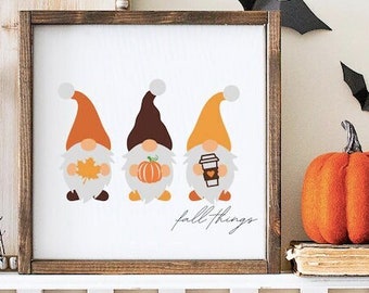 fall decor, fall gnomes, farmhouse fall, autumn sign, autumn decor, thanksgiving decor, fall things, hello fall, pumpkin spice, fall