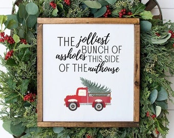 Clark Griswold Christmas Vacation Sign: Funny Farmhouse Christmas Decor