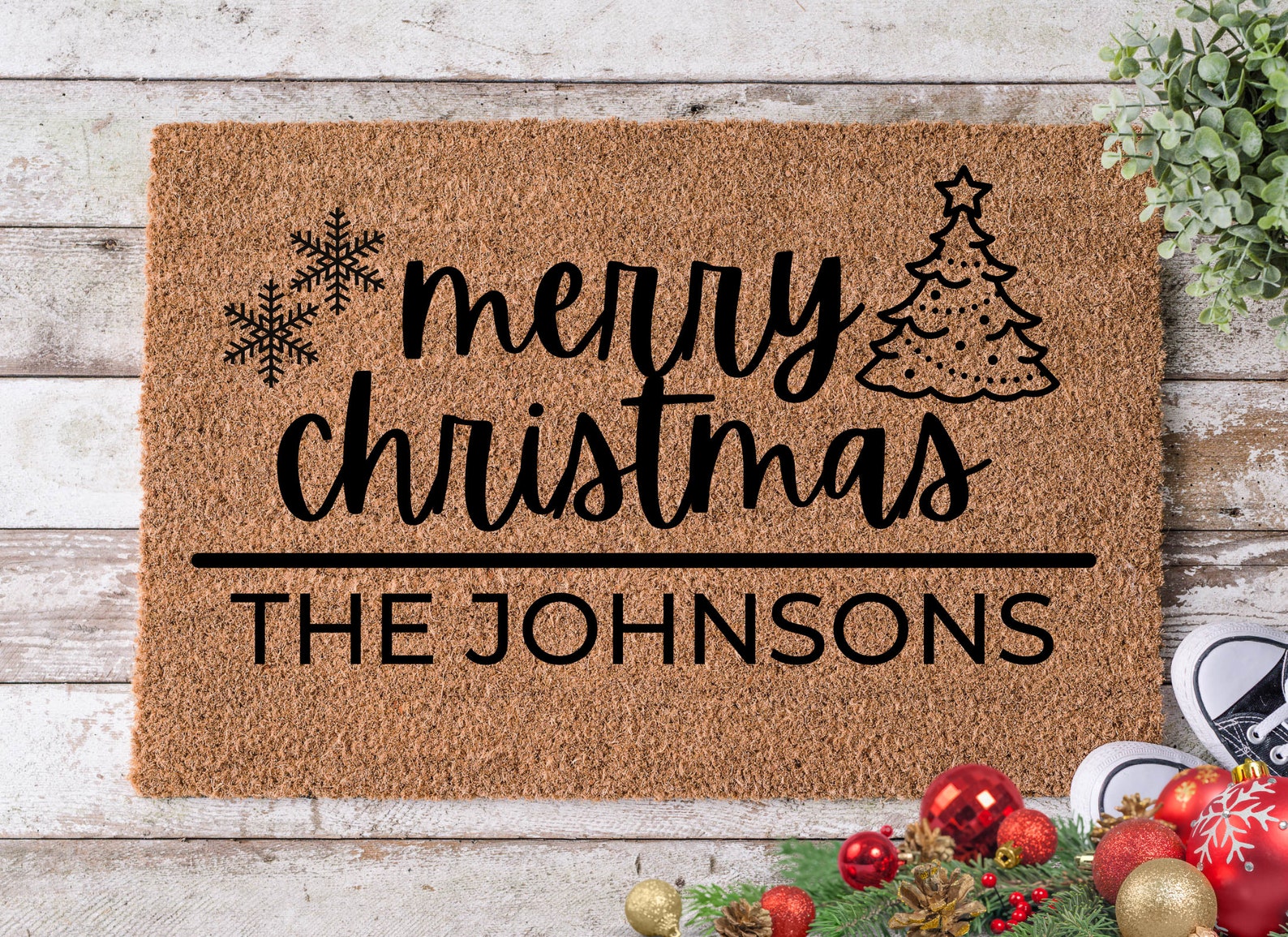 Merry Christmas Doormat 