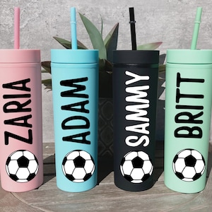 Soccer Gifts - Soccer Water Bottle - Water Bottle with Name - Soccer Team Gift - Water bottle with name - Soccer Banquet Gift - Customized