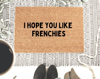 French Bulldog Doormat: Recycled Coir Dog Decor