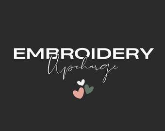 Supplément de broderie