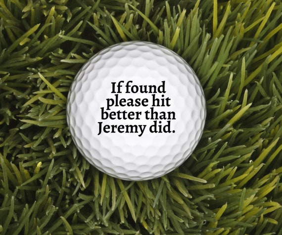 Custom Funny Golf Balls, Personalized Golf Ball, Christmas Gifts for Men,  Stocking Stuffers, Golfer Gifts, Gag Gifts. Funny Golf Gifts