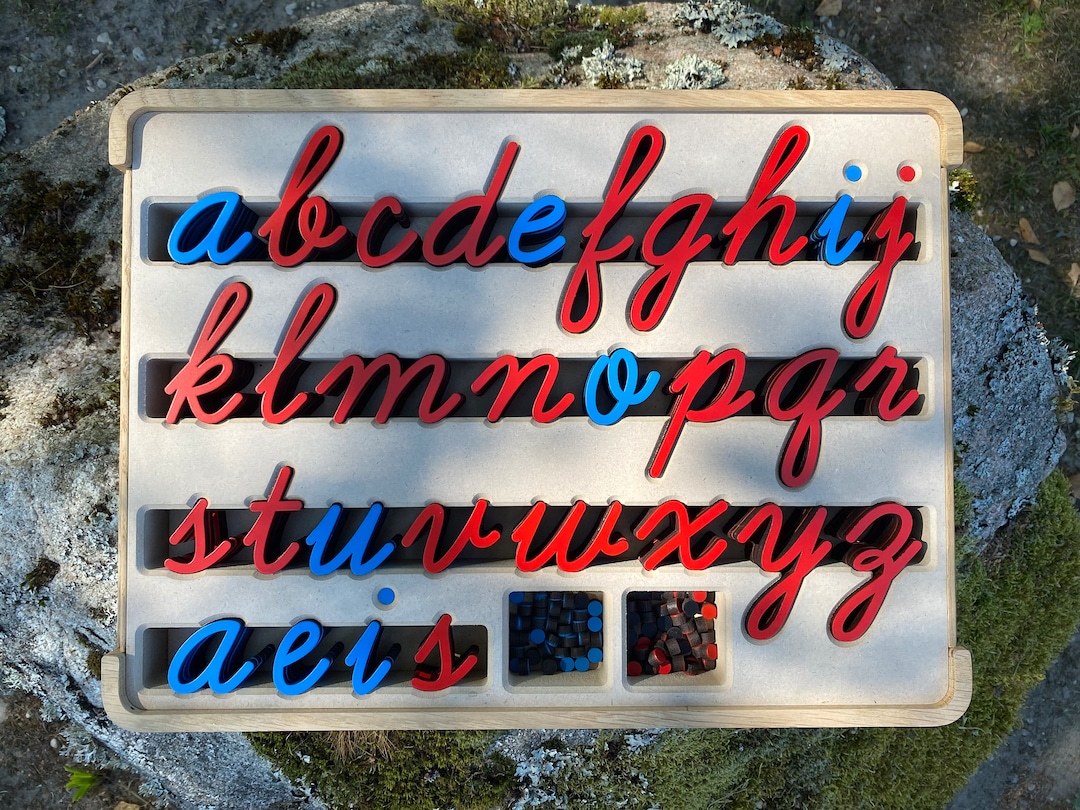Cursive Movable Alphabet. US Cursive. the New American Cursive