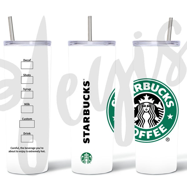 Starbucks Sublimation Tumbler Wrap