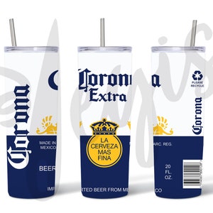 Corona / Coronita Beer Tumbler Wrap Sublimation