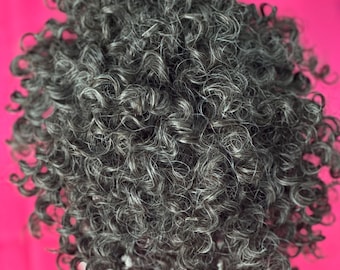 Deep Brown gray soft wave Topper
