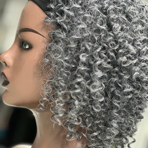 10 in 44 coily headband wig