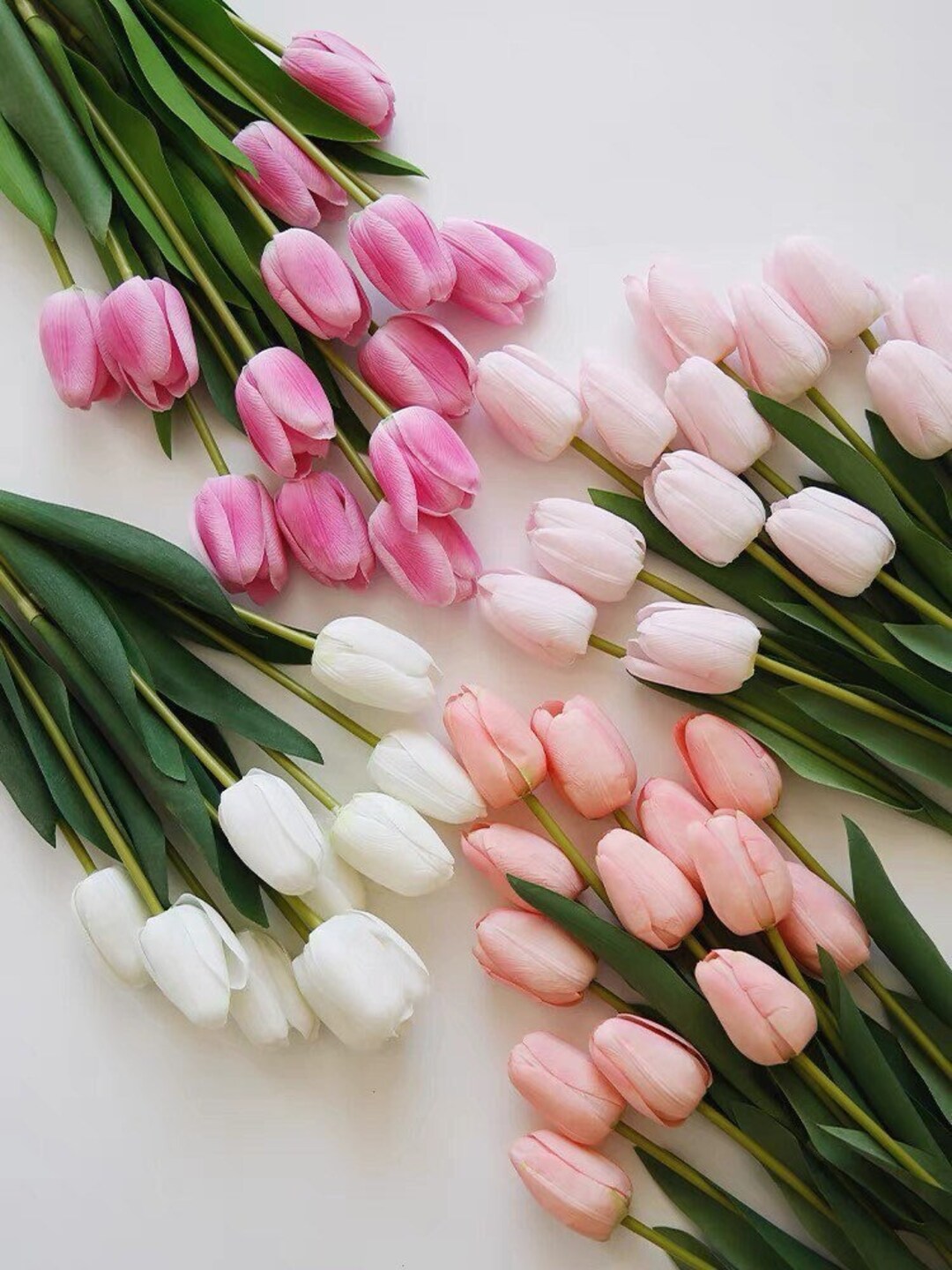 Tulip Flowers Tulips Real Touch Tulips Artificial Flowers Floral Stems  Artificial Tulips P 
