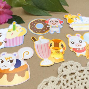 Animal Crossing Sweets Paper Stickers - 18 Characters image 4