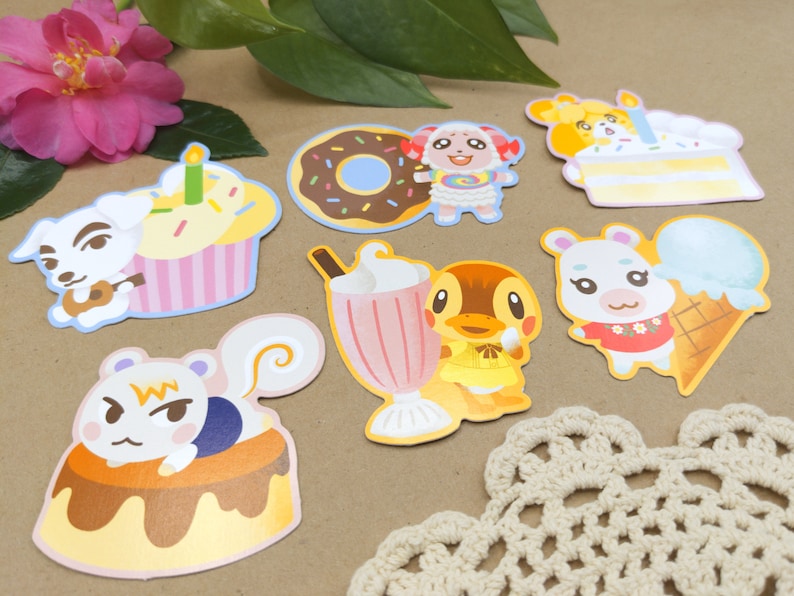 Animal Crossing Sweets Paper Stickers - 18 Characters image 4