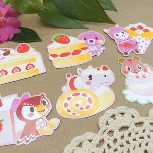 Animal Crossing Sweets Paper Stickers - 18 Characters image 3
