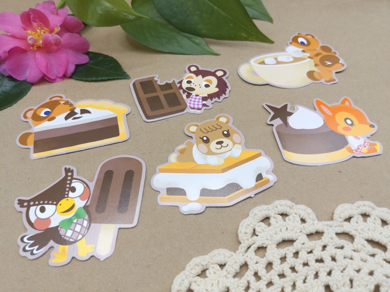 Animal Crossing Sweets Paper Stickers - 18 Characters image 5