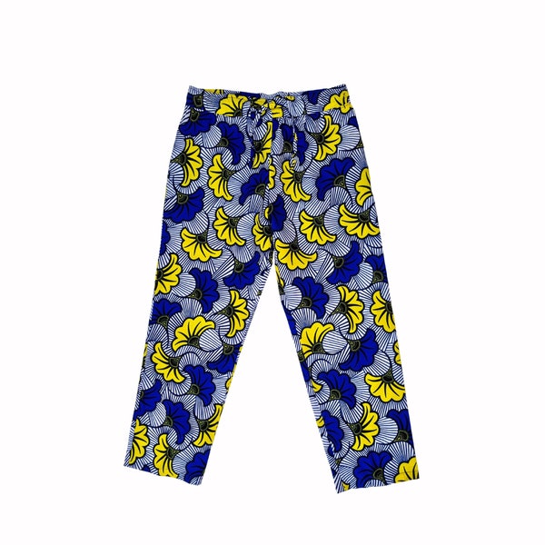 Women's Trousers in African Waxprint Cotton