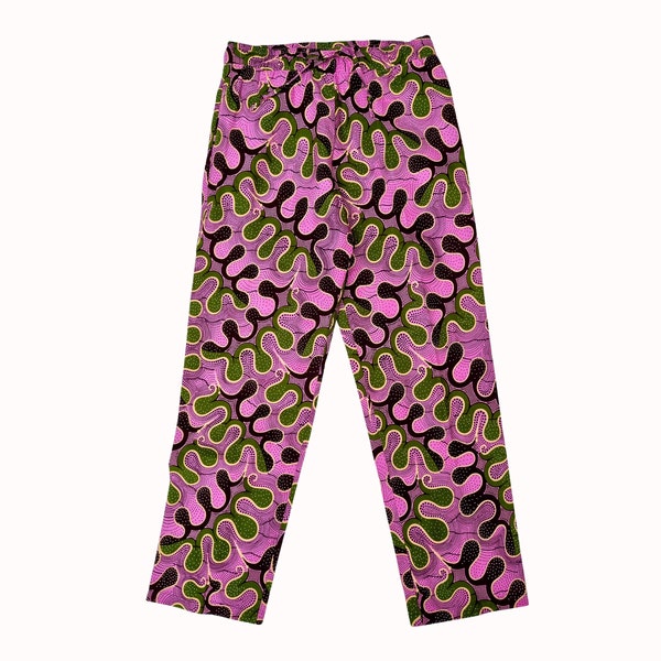 African Waxprint Women's Trousers in 100% Cotton