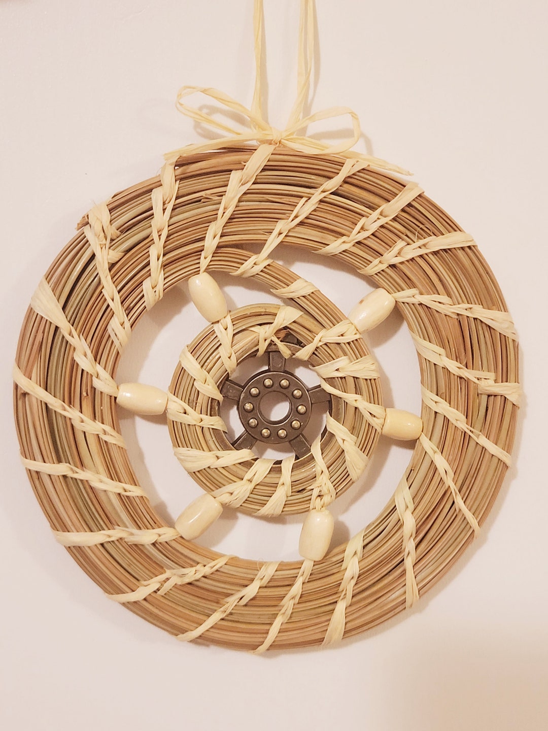 Pine Needle Ornament, Handmade, Christmas Decor Etsy