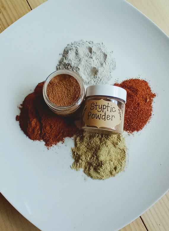 Herbal Styptic Powder Wound Care Firstaid Etsy
