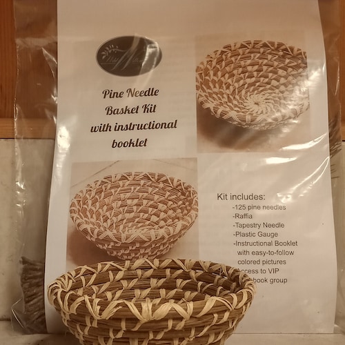Pine Needle Basket Kit Etsy