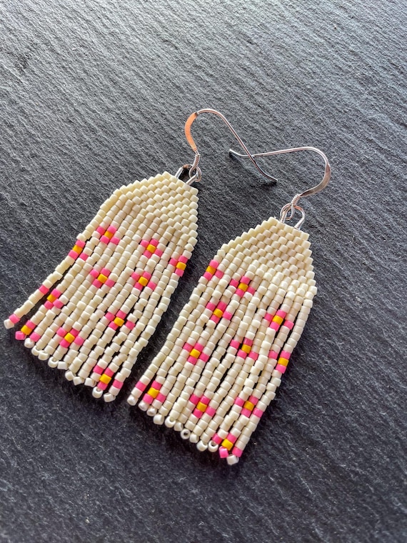 Pink Daisy Earring
