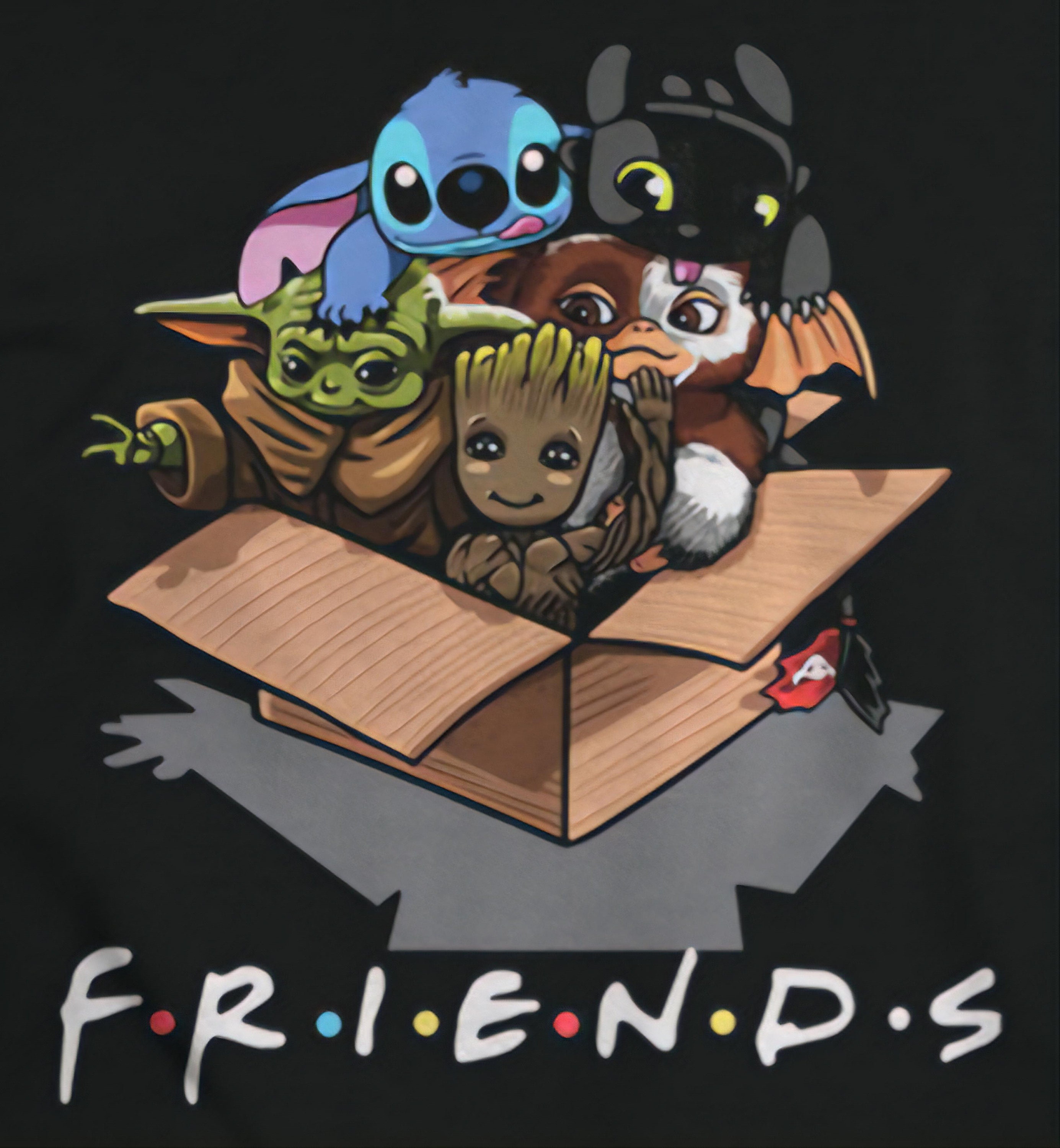 Stitch And Toothless And Baby Yoda Wallpaper Aesthetic - IMAGESEE